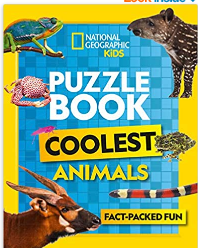 schoolstoreng Puzzle Book Coolest Animals